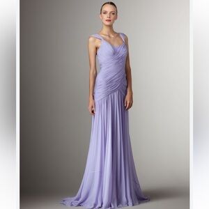 NWT Pamella Roland Lavender Gown